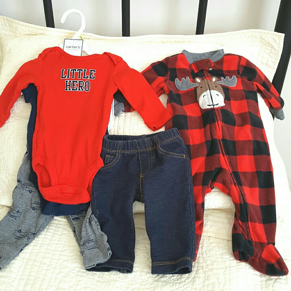 3 month - 3 pc set NWT, jeans and a sleeper
